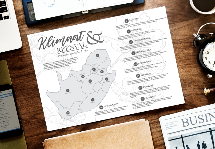 2024 Desk/Wall Calendar-Die Boheemse Tuinier (Afrikaans) - Image 2